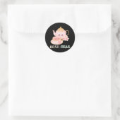 茶最高の好き ラウンドシール (バッグ)