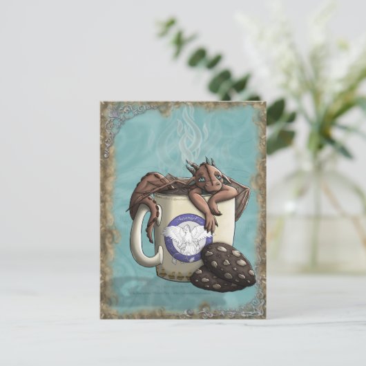 [茶杯竜] モカ ポストカード (スタンド正面)