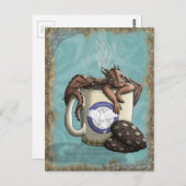 [茶杯竜] モカ ポストカード (正面/裏面)