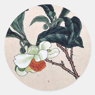 茶浮世絵 ラウンドシール