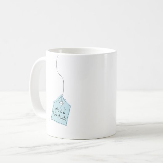 茶無し陰の茶またはコーヒー・マグ無し コーヒーマグカップ (正面左)