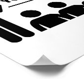 茶番おもしろいなユーモア ポスター (角)