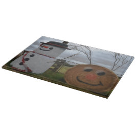 茶番のクリスマスチョッピング・ボード カッティングボード