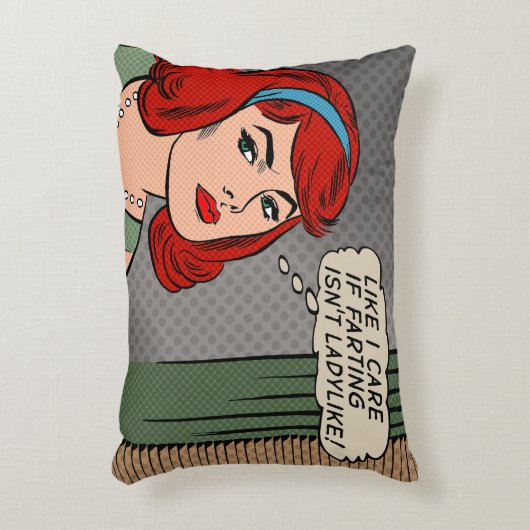 「茶番はおしゃれじゃない」アクセント枕 アクセントクッション (正面(垂直))