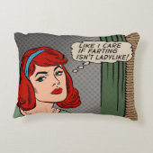 「茶番はおしゃれじゃない」アクセント枕 アクセントクッション (裏面)