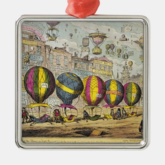 茶番劇のの場面「高い見通し メタルオーナメント (正面)