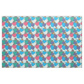 茶碗で砂糖が滑カラフルる ファブリック (ファットクウォーター)