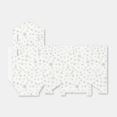 茶紙吹雪水色ドット優先ボックス フェイバーボックス (折り畳みなし)