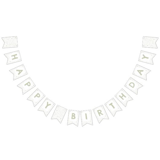 茶紙吹雪水色ドット文房旗 バンティングフラッグ (全)