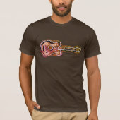 茶色いギタ動揺してーイメージ Tシャツ (正面)