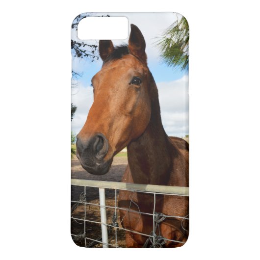 茶色いベイホースのチューリップ Case-Mate iPhoneケース (裏面)