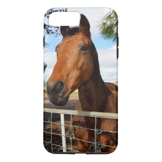 茶色いベイホースのチューリップ Case-Mate iPhoneケース (裏面)