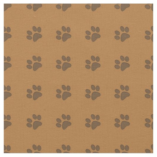 茶色い子犬の前布 ファブリック (クローズアップ)