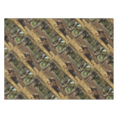 茶色い牛の怠惰なデイズ テーブルクロス (正面(横))