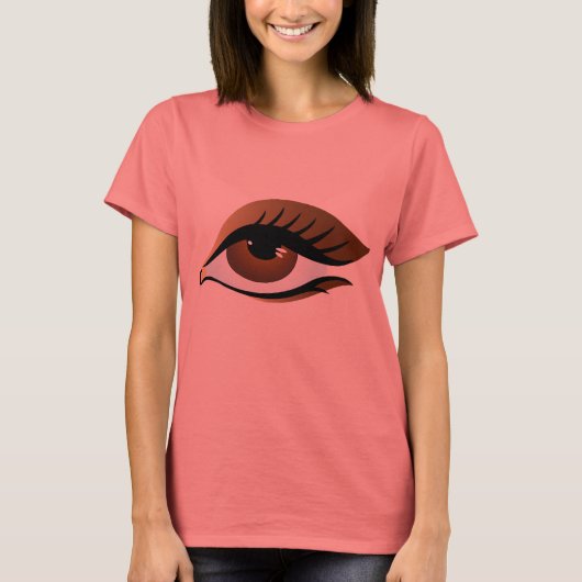 茶色い目 Tシャツ (正面)