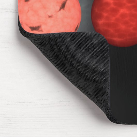 茶色い矮星を比較したアーティストのレンディション マウスパッド (コーナー)