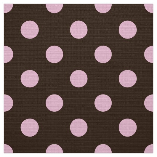 茶色い色の水玉模様模様の織物 ファブリック (見本)