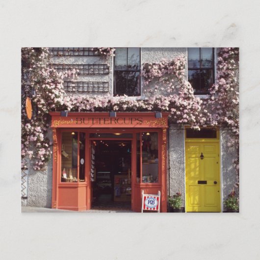 茶色い花被ベーカリーの花 ポストカード (正面)