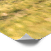 茶色い草に5頭の象 ポスター (角)