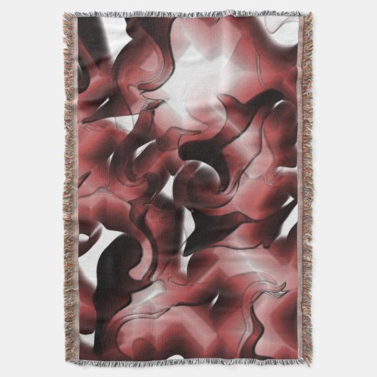 茶色い霧と彫りの悪い霧の混合物 スローブランケット (正面縦)