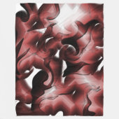 茶色い霧と彫りの悪い霧の混合物 フリースブランケット (正面)