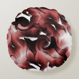 茶色い霧と彫りの悪い霧の混合物 ラウンドクッション