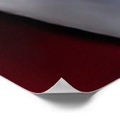 茶色い顎鬚を持つサンタクロース | AIアートポスター ポスター (角)