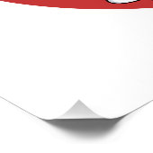 茶色い髪の可愛いクリスマスガール ポスター (コーナー)