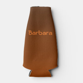 茶色からオレンジ色にフェード ボトルクーラー