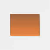 茶色からオレンジ色にフェード ポストイット (正面)