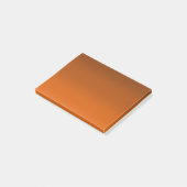 茶色からオレンジ色にフェード ポストイット (アングル)