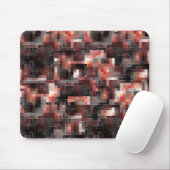 茶色からサーモン、白、タイルの灰色のモザイクスタイル マウスパッド (マウス)