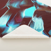 茶色からシアンのグラデーションで彫られた化石または金属