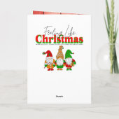 茶色かわいらしと白の馬のファームク素朴リスマス シーズンカード (裏面)