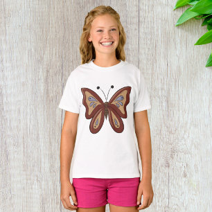 茶色かわいらしのバター Tシャツ
