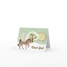 茶色かわいらし馬雪の冬の森