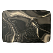 茶色がかったベージュの背景のブロンズの起伏 バスマット (正面)