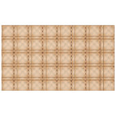 茶色がかった不規則なチェスのあるタータンチェック テーブルクロス (正面(横))