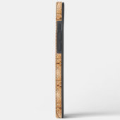 茶色がかった不規則なチェスのあるタータンチェック Case-Mate iPhoneケース (裏面 / 左)