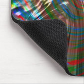 茶色がかった色の絹のような布の渦巻き状の湾曲 マウスパッド (コーナー)