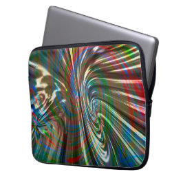 茶色がかった色の絹のような布の渦巻き状の湾曲 ラップトップスリーブ