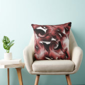 茶色がかった霧と不十分な彫刻の混合 クッション (椅子)