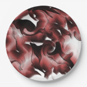 茶色がかった霧と不十分な彫刻の混合 ペーパープレート (正面)