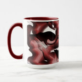 茶色がかった霧と不十分な彫刻の混合 マグカップ (左)