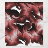 茶色がかった霧と不十分な彫刻の混合 ワインラベル (シングルラベル)