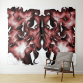 茶色がかった霧と低い彫刻の混ざった タペストリー (インサイチュ(横))