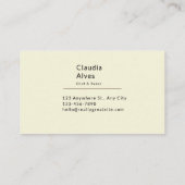 茶色くしゃくしゃになった紙テクスチャーレストランベーカリー 名刺 (裏面)