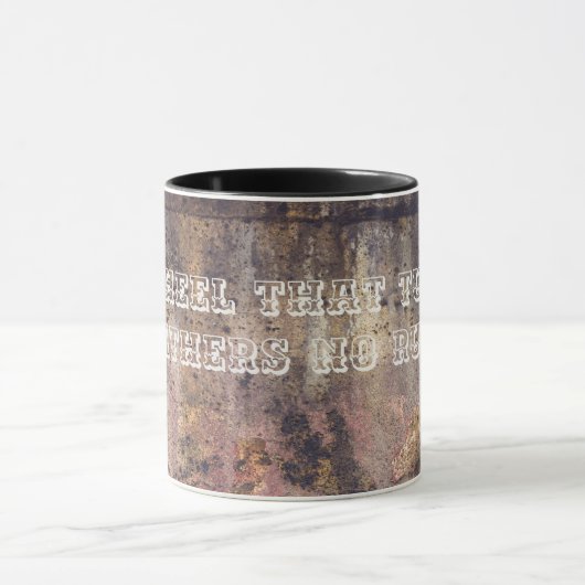 茶色さびた マグカップ (中央)