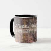 茶色さびた マグカップ (正面左)