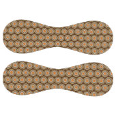 茶色とオレンジの斑点があり ソフトボール (パネル)